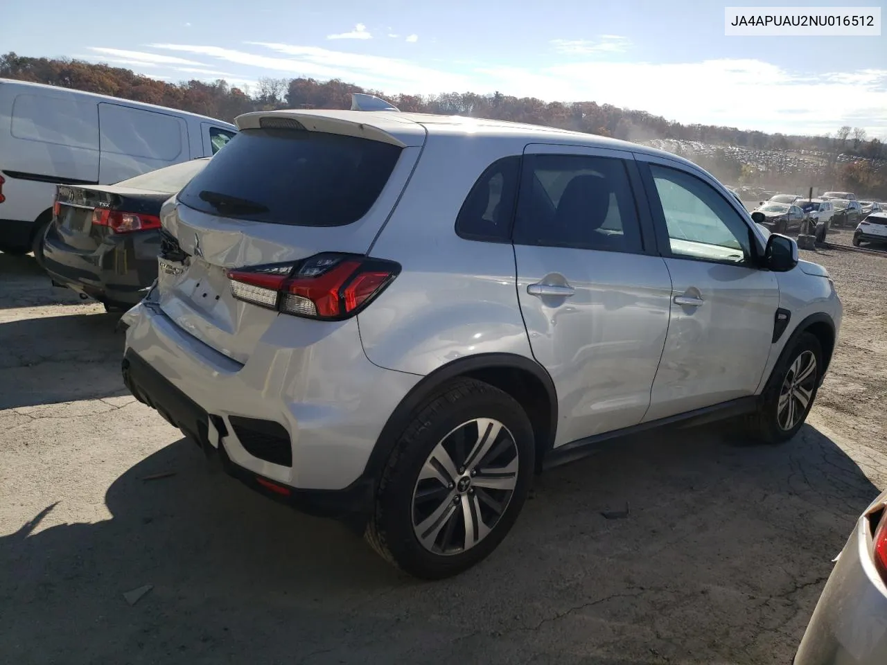 2022 Mitsubishi Outlander Sport Es VIN: JA4APUAU2NU016512 Lot: 79186304