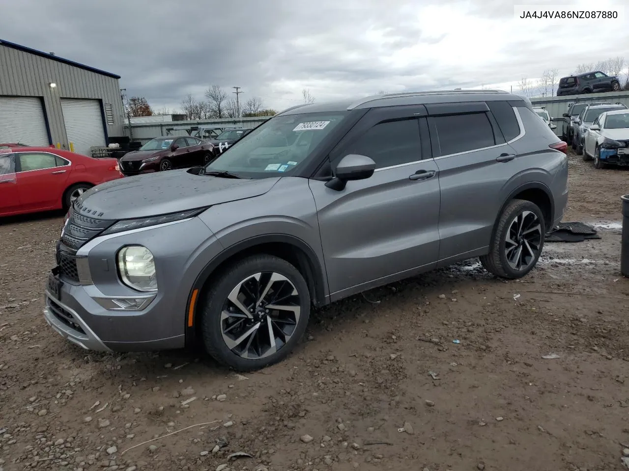 2022 Mitsubishi Outlander Sel VIN: JA4J4VA86NZ087880 Lot: 79330124