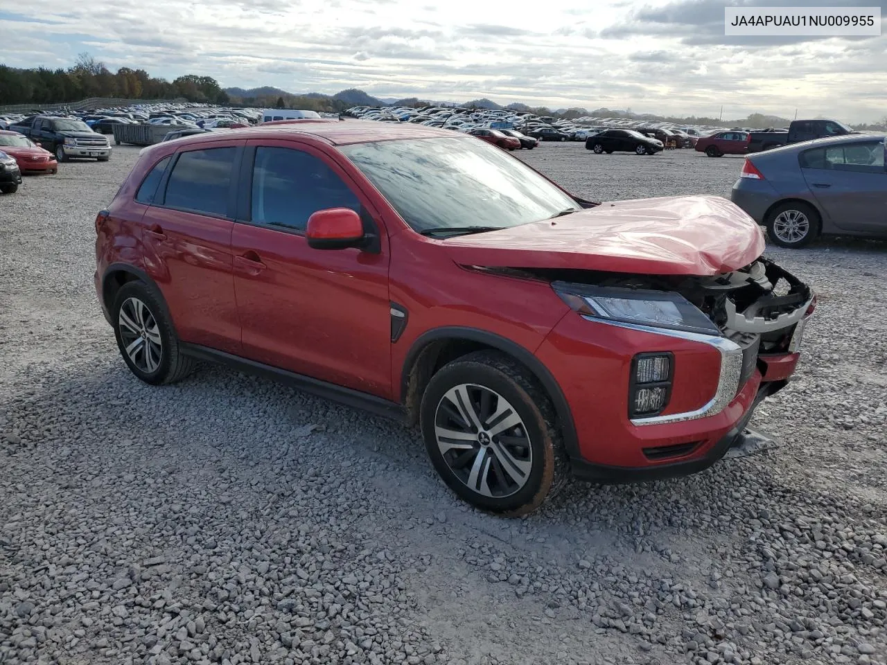 2022 Mitsubishi Outlander Sport Es VIN: JA4APUAU1NU009955 Lot: 79464144