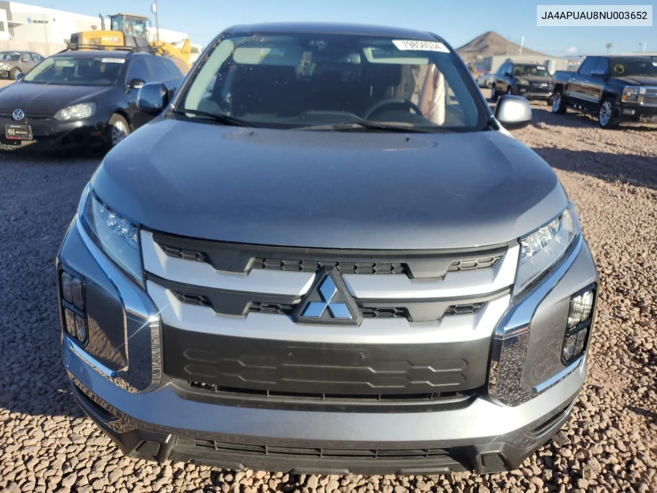 2022 Mitsubishi Outlander Sport Es VIN: JA4APUAU8NU003652 Lot: 79850534