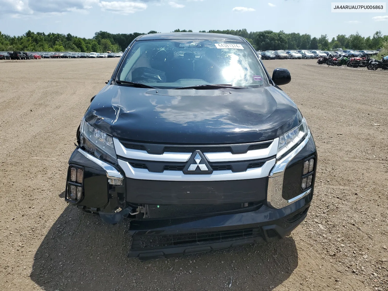 2023 Mitsubishi Outlander Sport S/Se VIN: JA4ARUAU7PU006863 Lot: 64381374