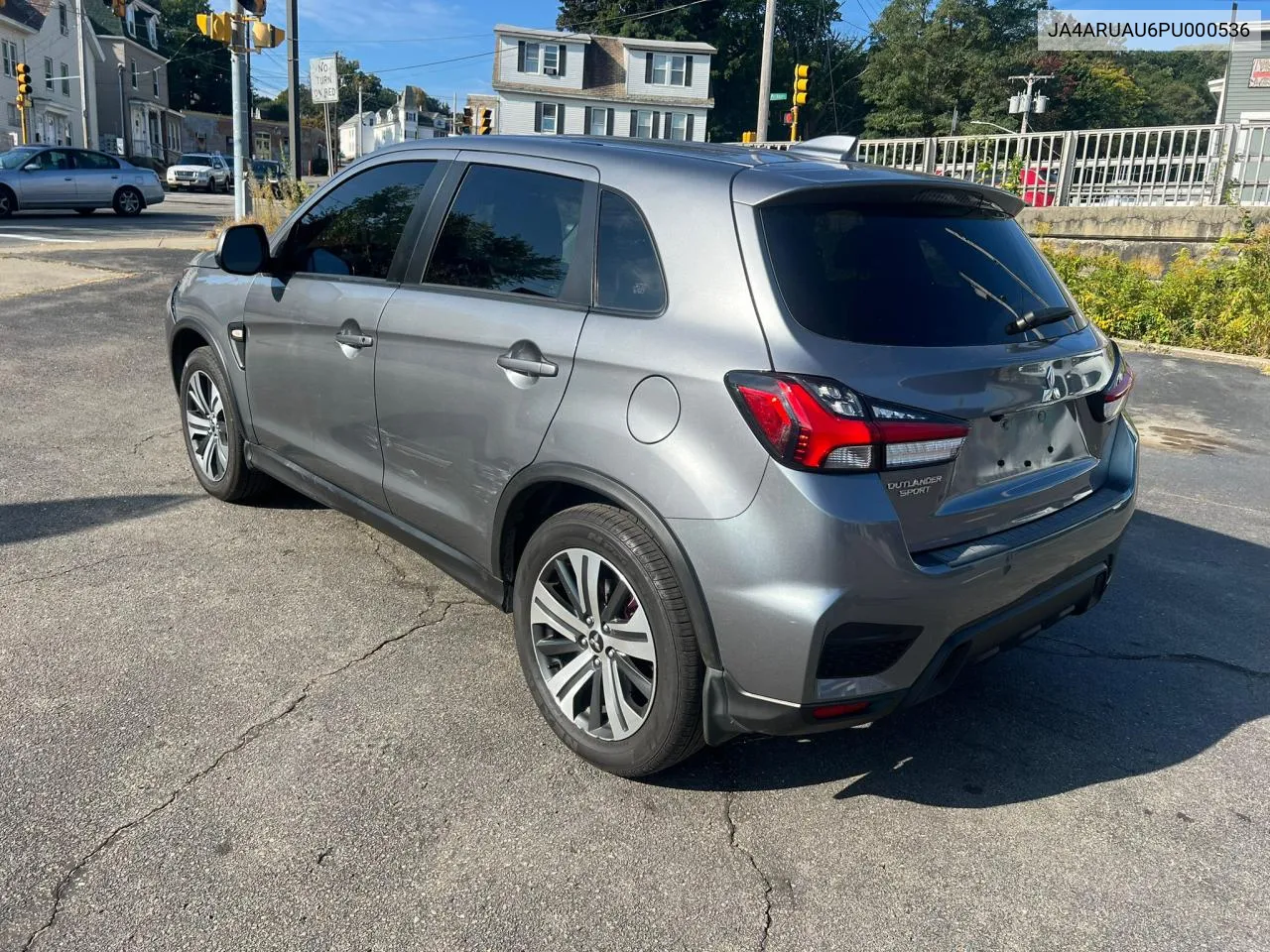 2023 Mitsubishi Outlander Sport S/Se VIN: JA4ARUAU6PU000536 Lot: 72559854