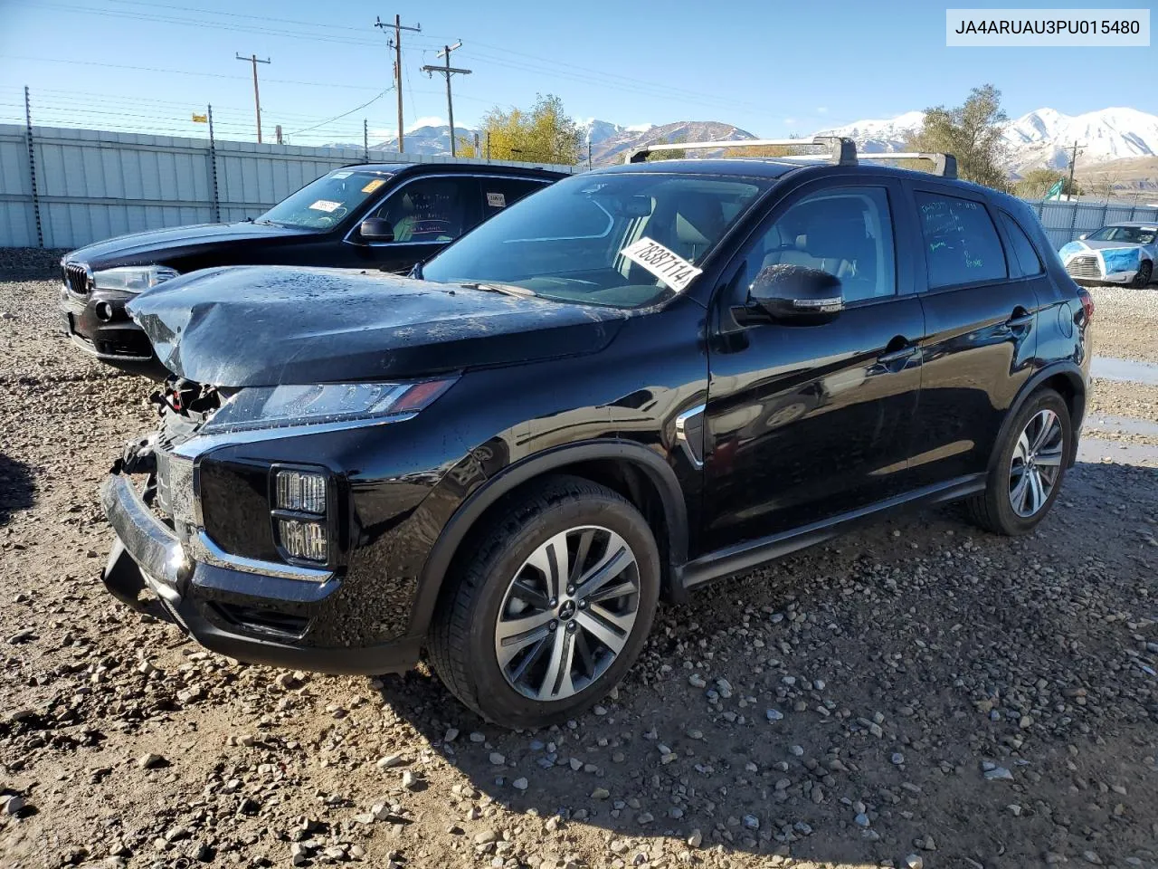 2023 Mitsubishi Outlander Sport S/Se VIN: JA4ARUAU3PU015480 Lot: 78387114