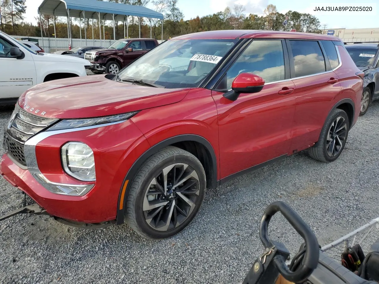 2023 Mitsubishi Outlander Se VIN: JA4J3UA89PZ025020 Lot: 78788364