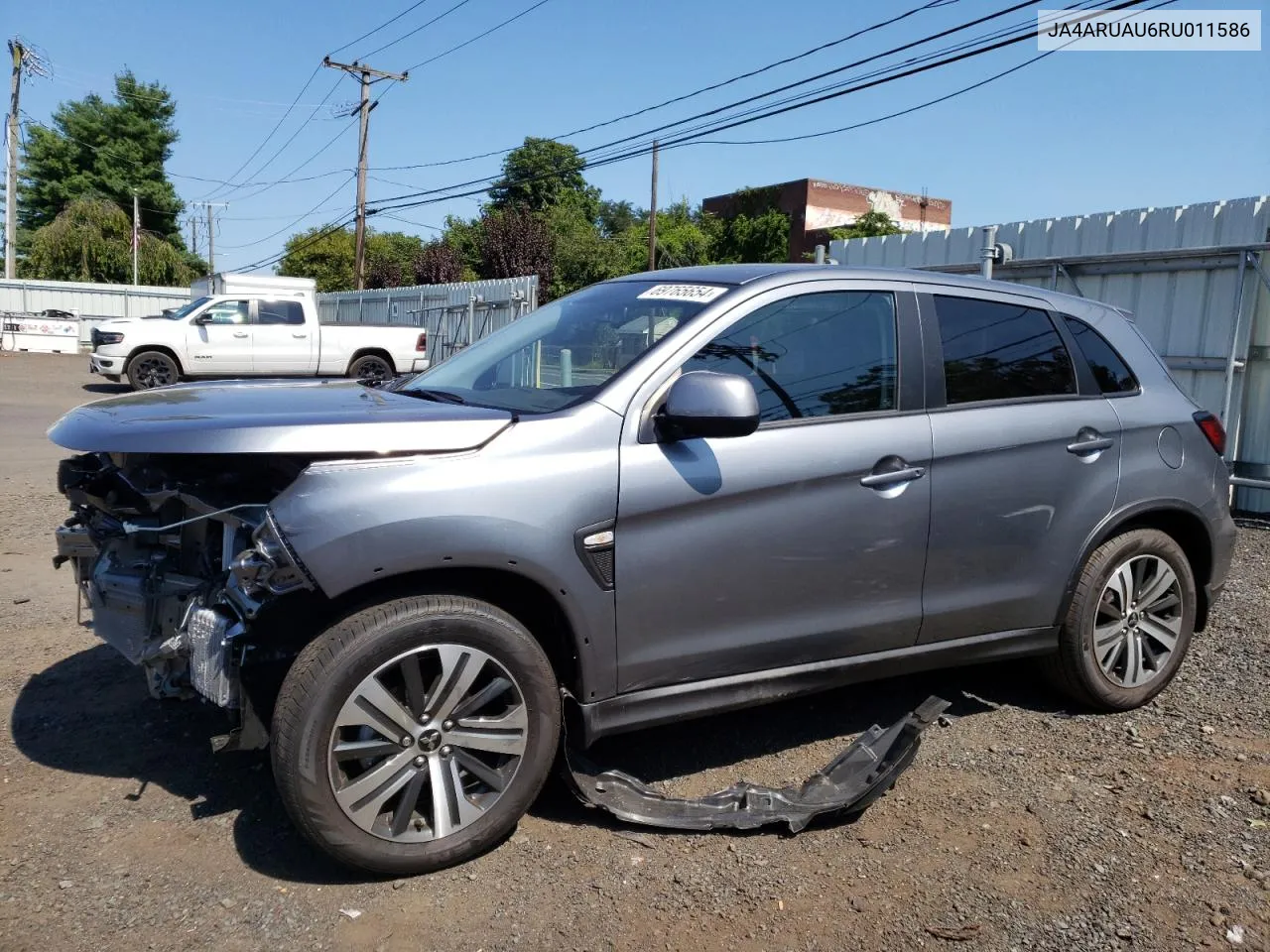 2024 Mitsubishi Outlander Sport S/Se VIN: JA4ARUAU6RU011586 Lot: 69765654