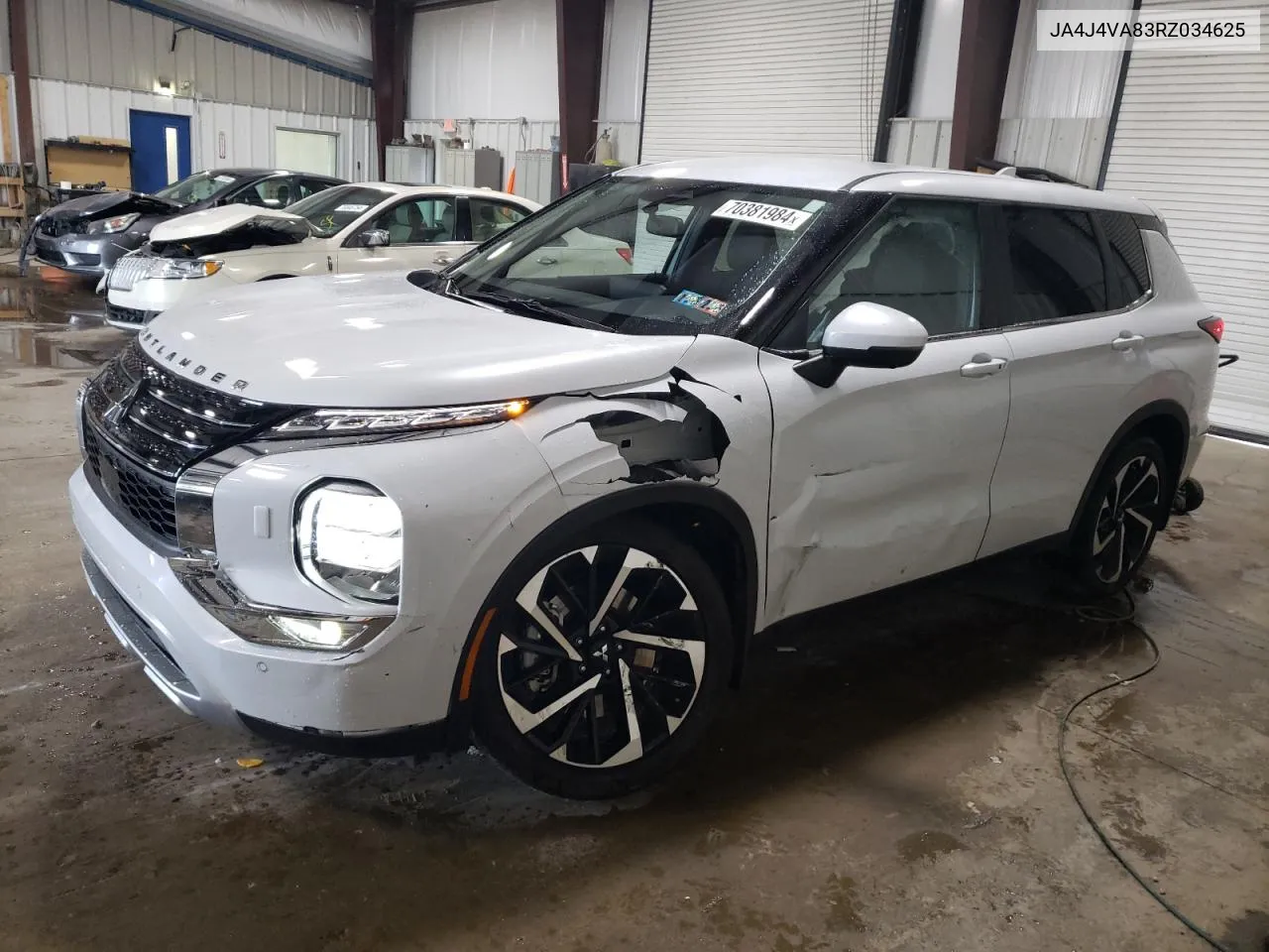 2024 Mitsubishi Outlander Se VIN: JA4J4VA83RZ034625 Lot: 70381984