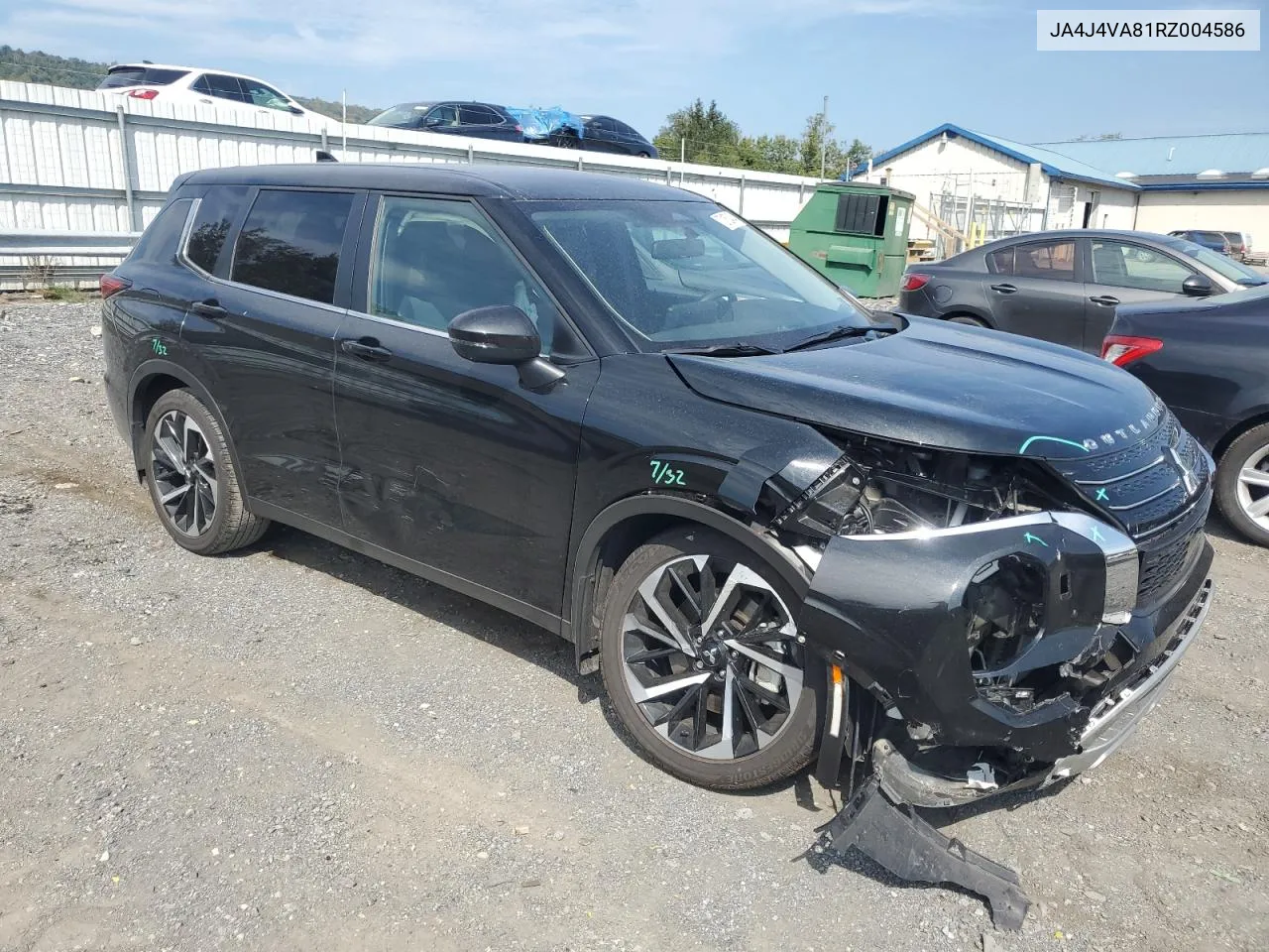 2024 Mitsubishi Outlander Se VIN: JA4J4VA81RZ004586 Lot: 72150474