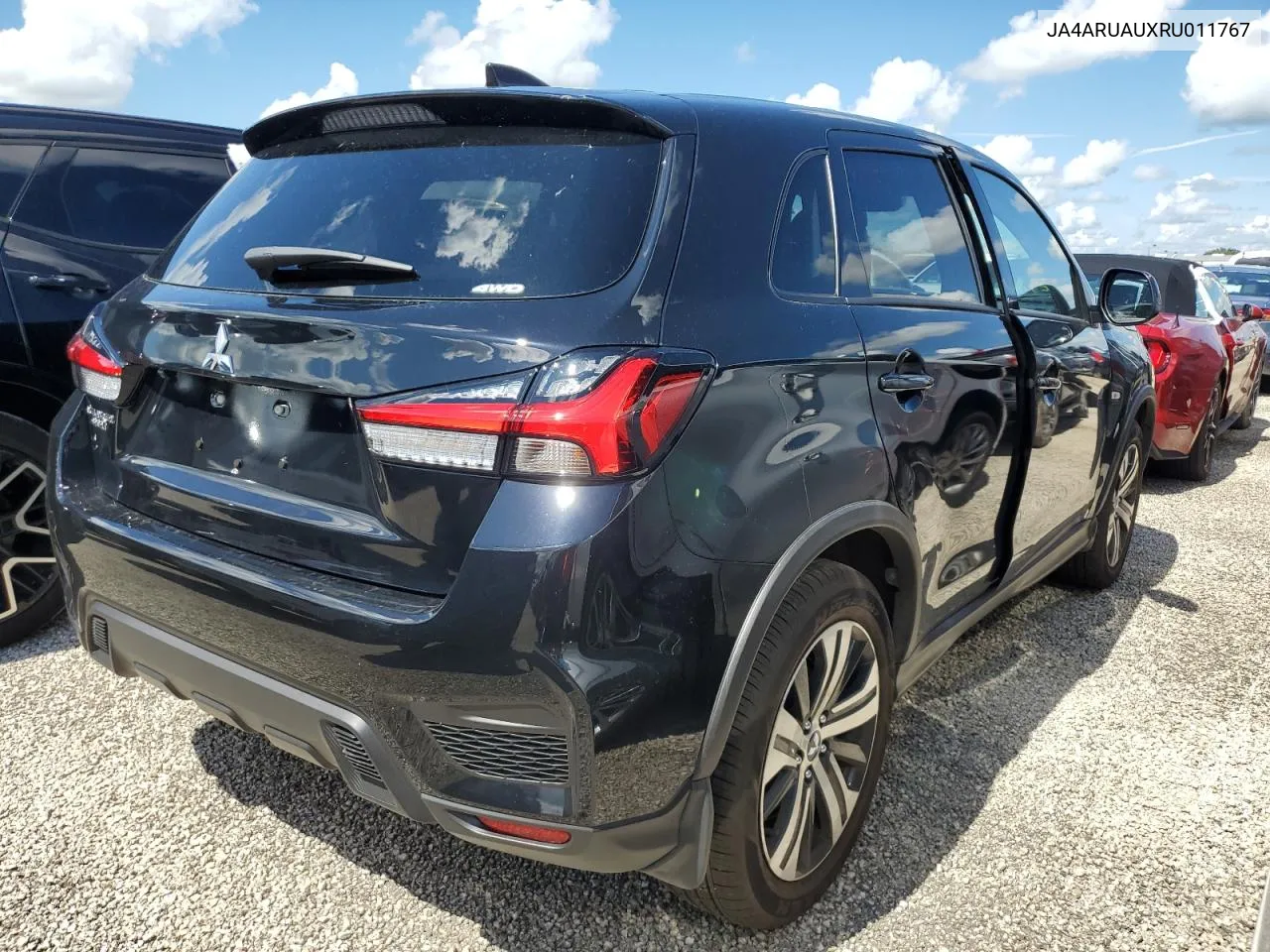 JA4ARUAUXRU011767 2024 Mitsubishi Outlander Sport S/Se