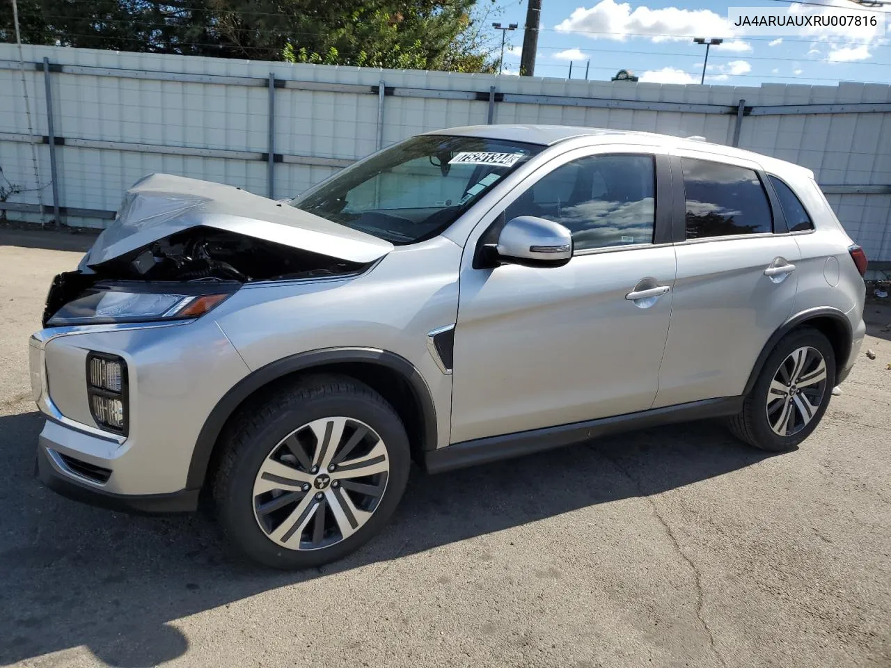 2024 Mitsubishi Outlander Sport S/Se VIN: JA4ARUAUXRU007816 Lot: 75291344