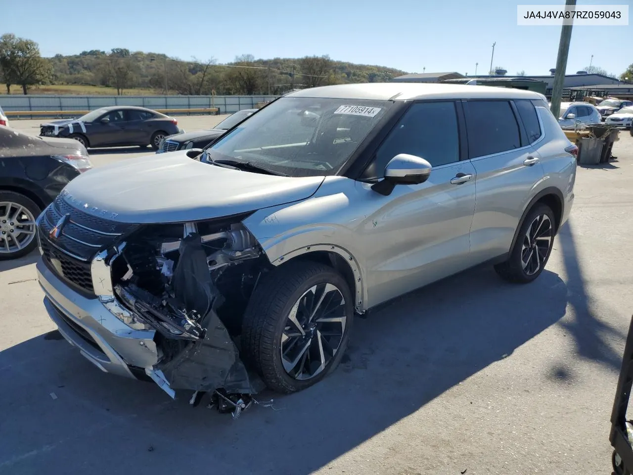 2024 Mitsubishi Outlander Se VIN: JA4J4VA87RZ059043 Lot: 77105914