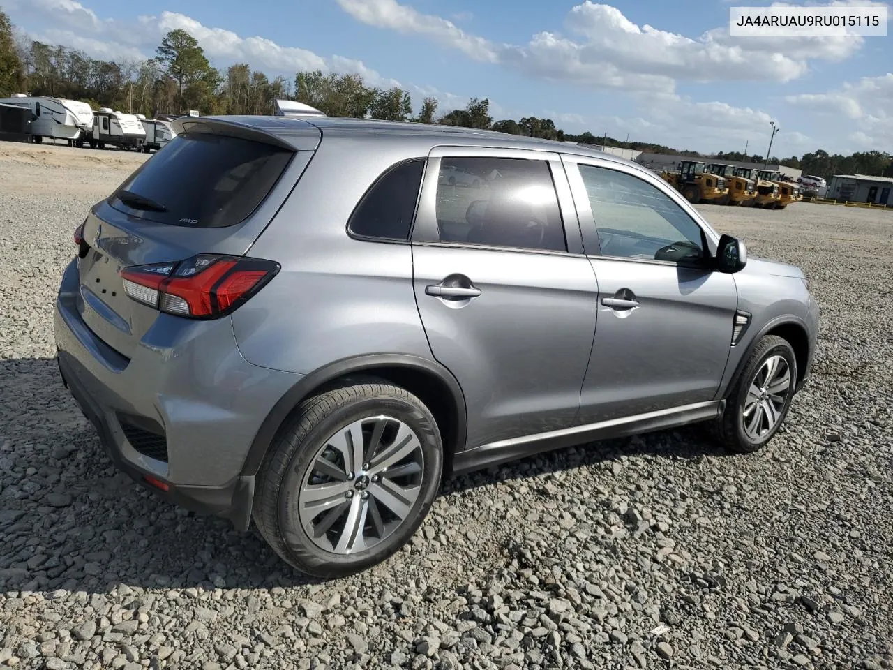 2024 Mitsubishi Outlander Sport S/Se VIN: JA4ARUAU9RU015115 Lot: 79339674