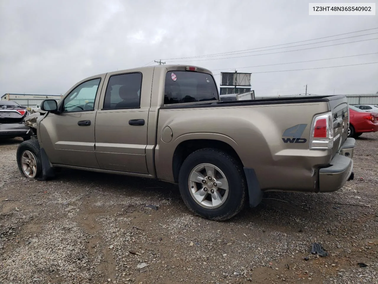 2006 Mitsubishi Raider Xls VIN: 1Z3HT48N36S540902 Lot: 73397504