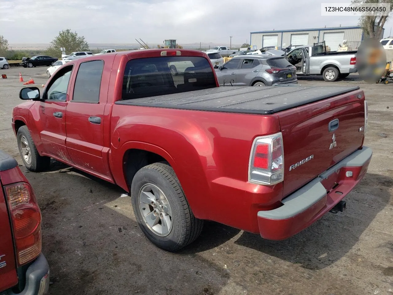 2006 Mitsubishi Raider Xls VIN: 1Z3HC48N66S560450 Lot: 76296784