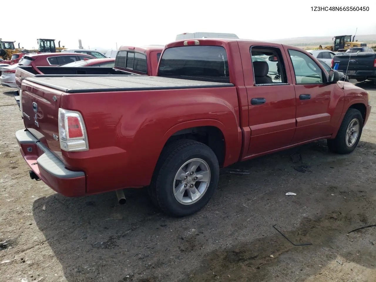 2006 Mitsubishi Raider Xls VIN: 1Z3HC48N66S560450 Lot: 76296784