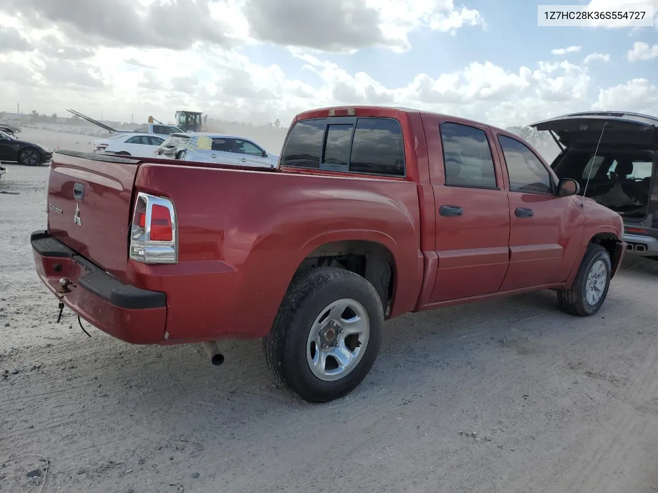 2006 Mitsubishi Raider Ls VIN: 1Z7HC28K36S554727 Lot: 78306874