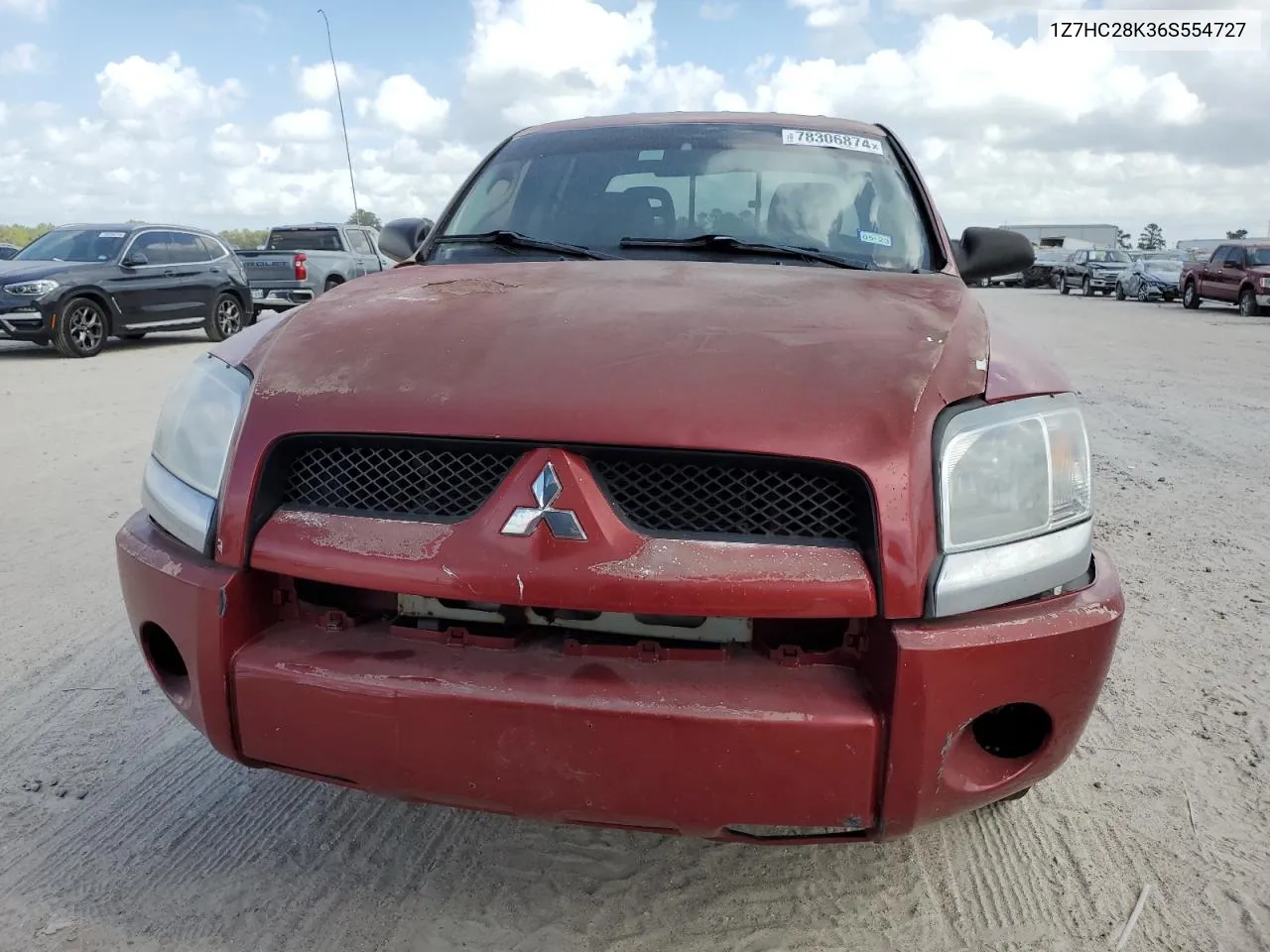 2006 Mitsubishi Raider Ls VIN: 1Z7HC28K36S554727 Lot: 78306874