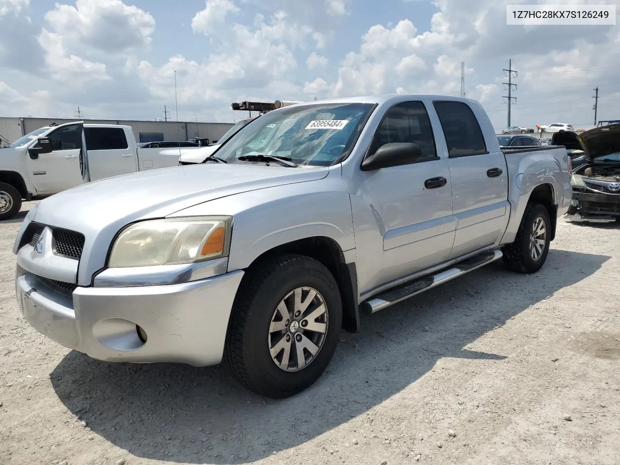 2007 Mitsubishi Raider Ls VIN: 1Z7HC28KX7S126249 Lot: 63955484