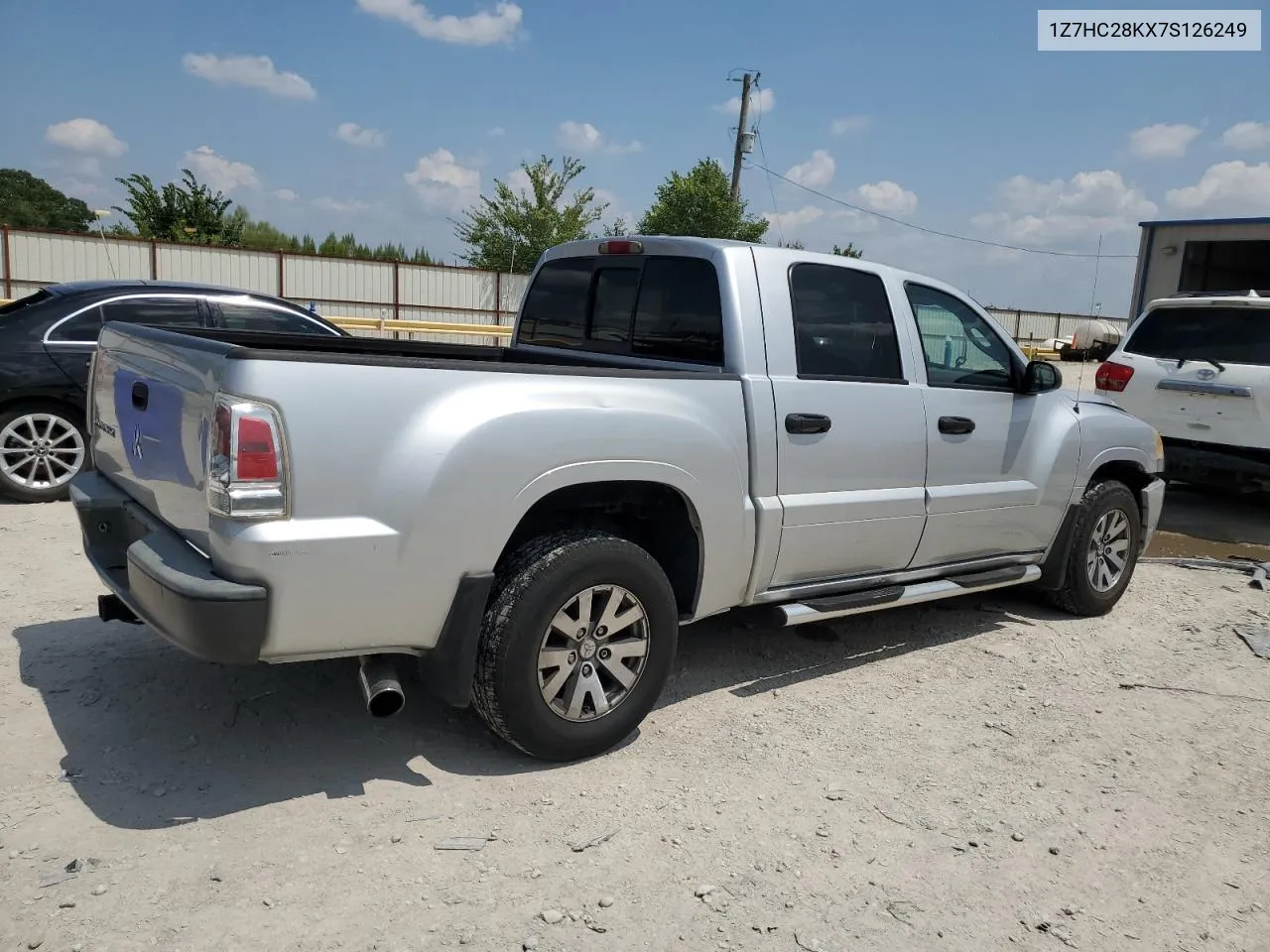 2007 Mitsubishi Raider Ls VIN: 1Z7HC28KX7S126249 Lot: 63955484