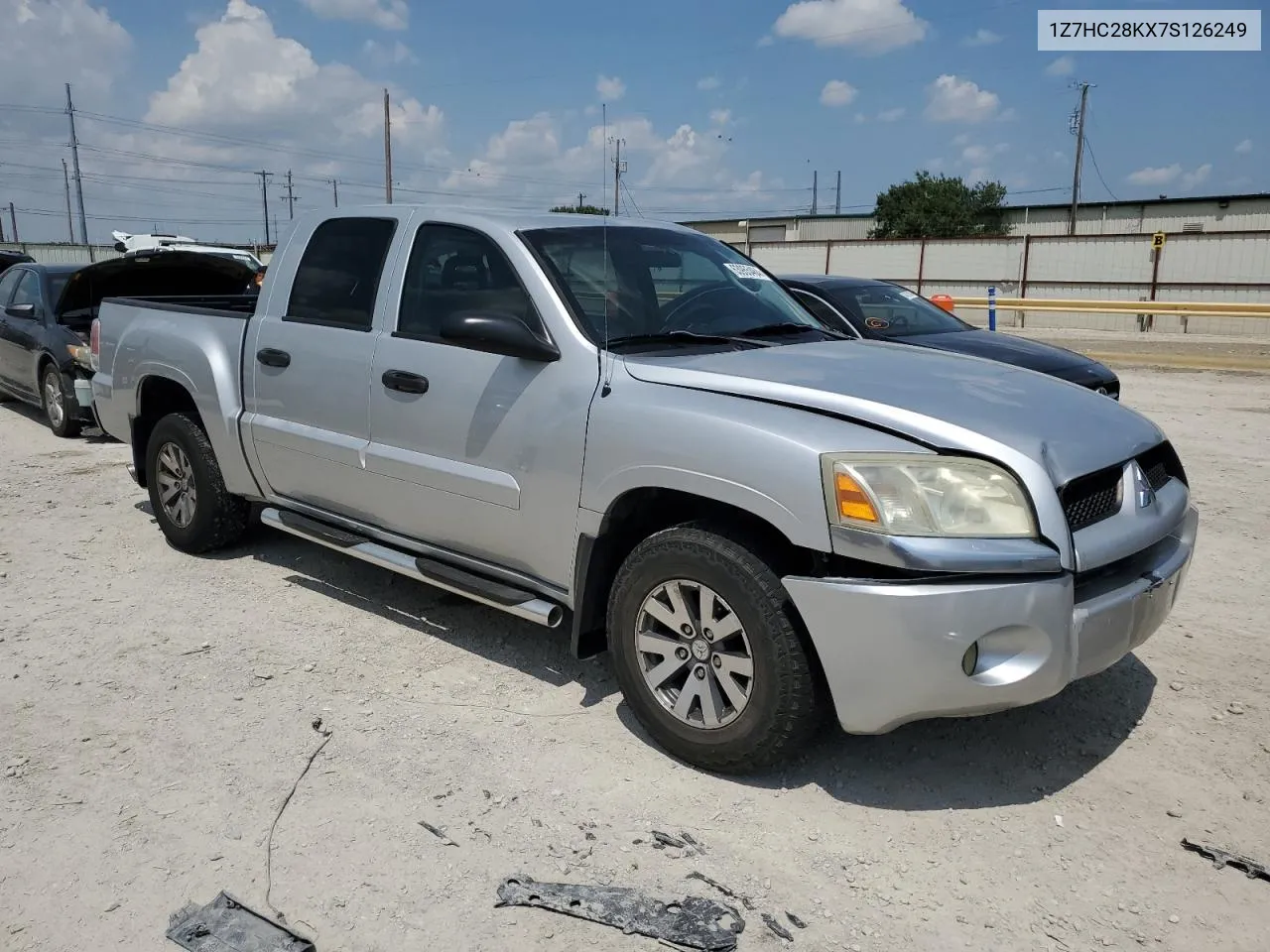 2007 Mitsubishi Raider Ls VIN: 1Z7HC28KX7S126249 Lot: 63955484