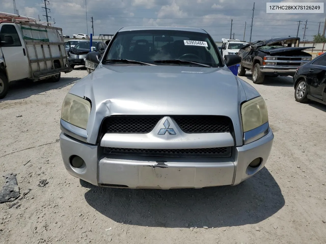 2007 Mitsubishi Raider Ls VIN: 1Z7HC28KX7S126249 Lot: 63955484