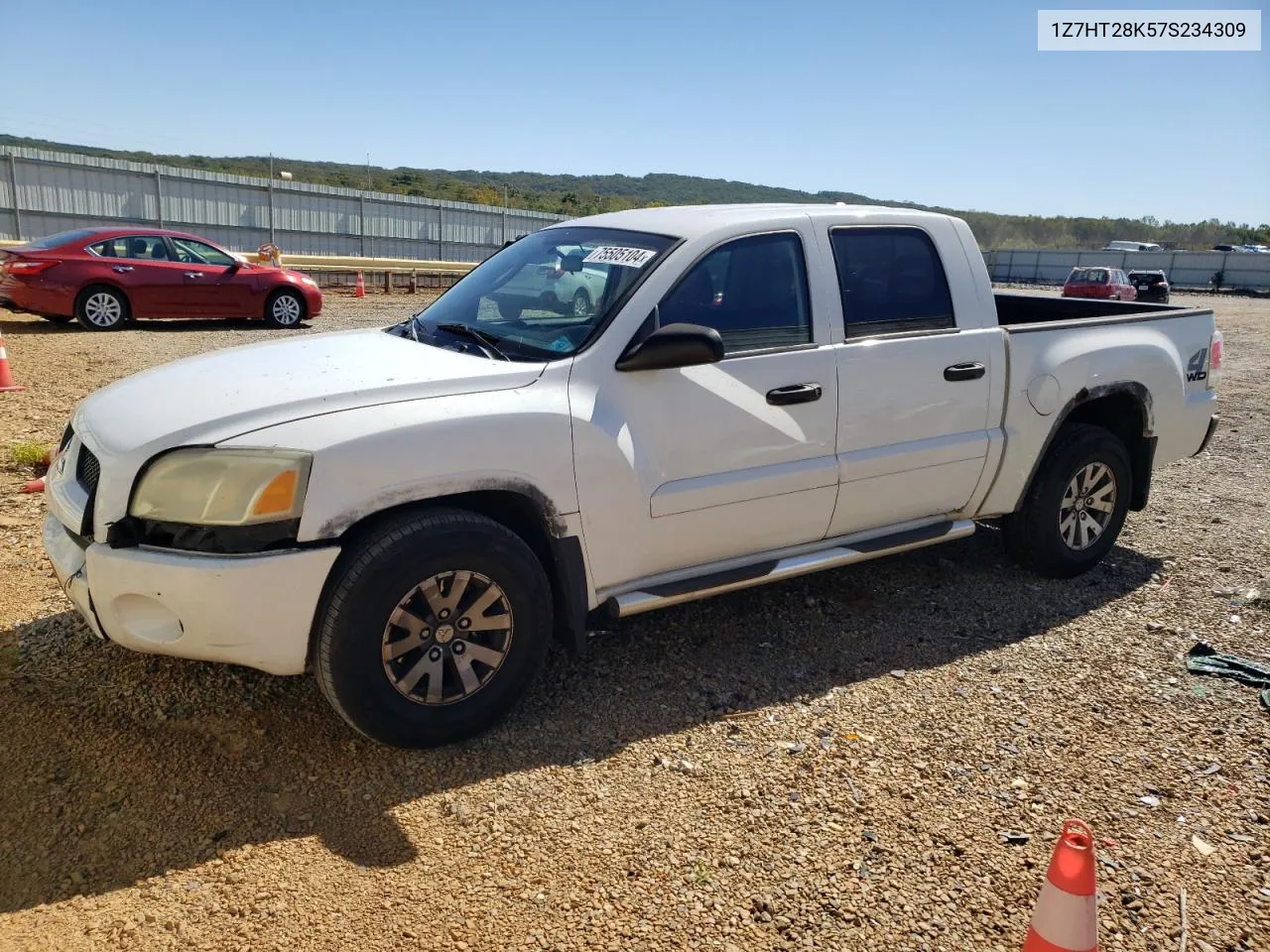 1Z7HT28K57S234309 2007 Mitsubishi Raider Ls