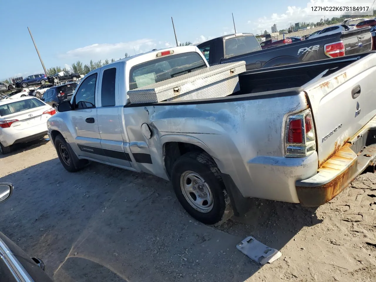 2007 Mitsubishi Raider Ls VIN: 1Z7HC22K67S184917 Lot: 77839434