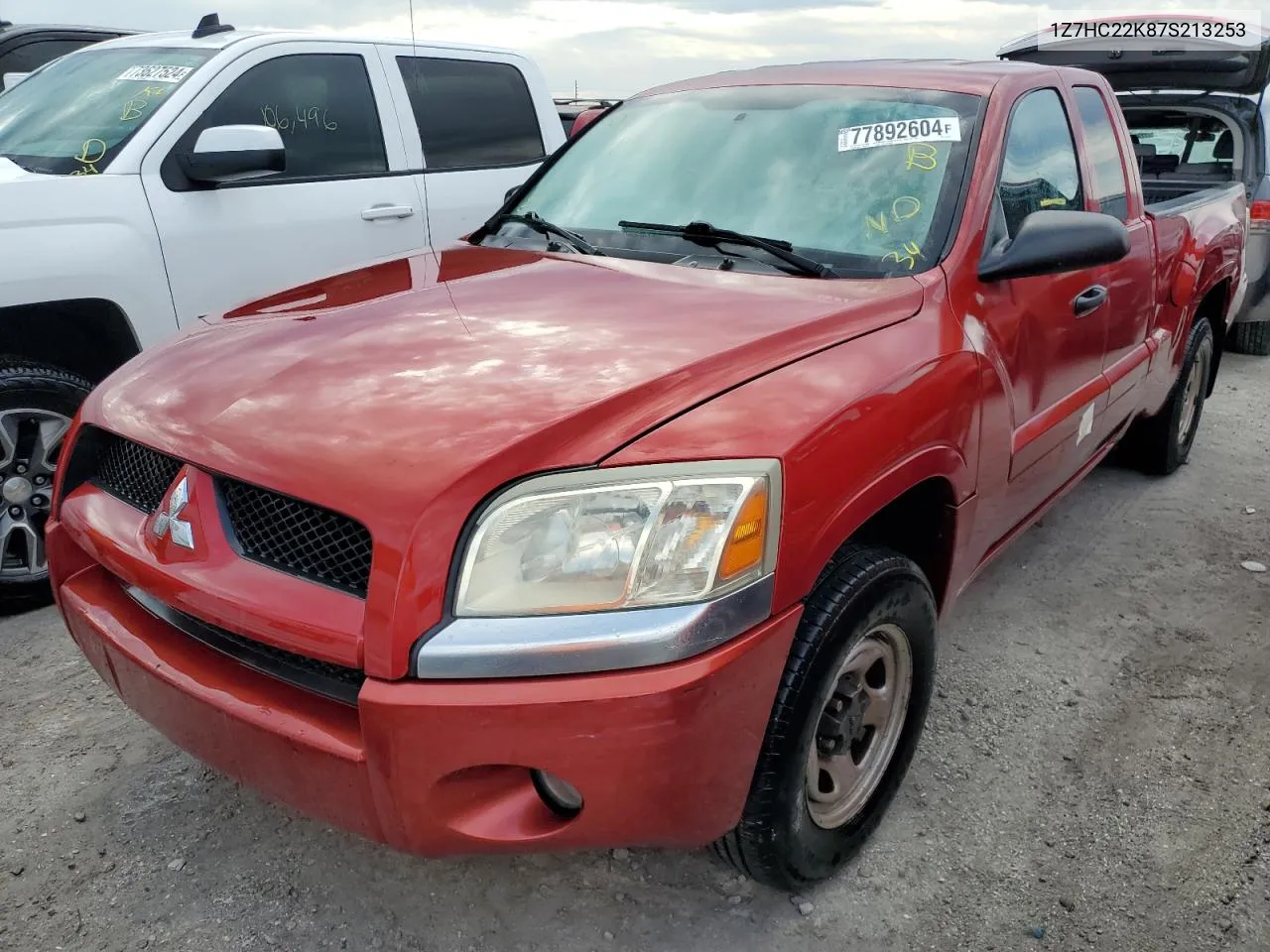 2007 Mitsubishi Raider Ls VIN: 1Z7HC22K87S213253 Lot: 77892604