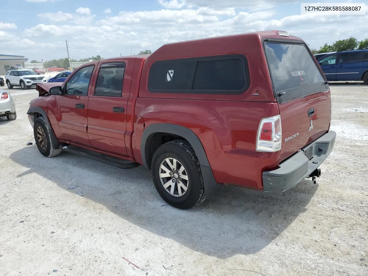 2008 Mitsubishi Raider Ls VIN: 1Z7HC28K58S588087 Lot: 72013544