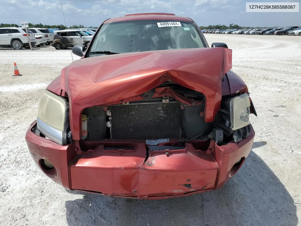 2008 Mitsubishi Raider Ls VIN: 1Z7HC28K58S588087 Lot: 72013544