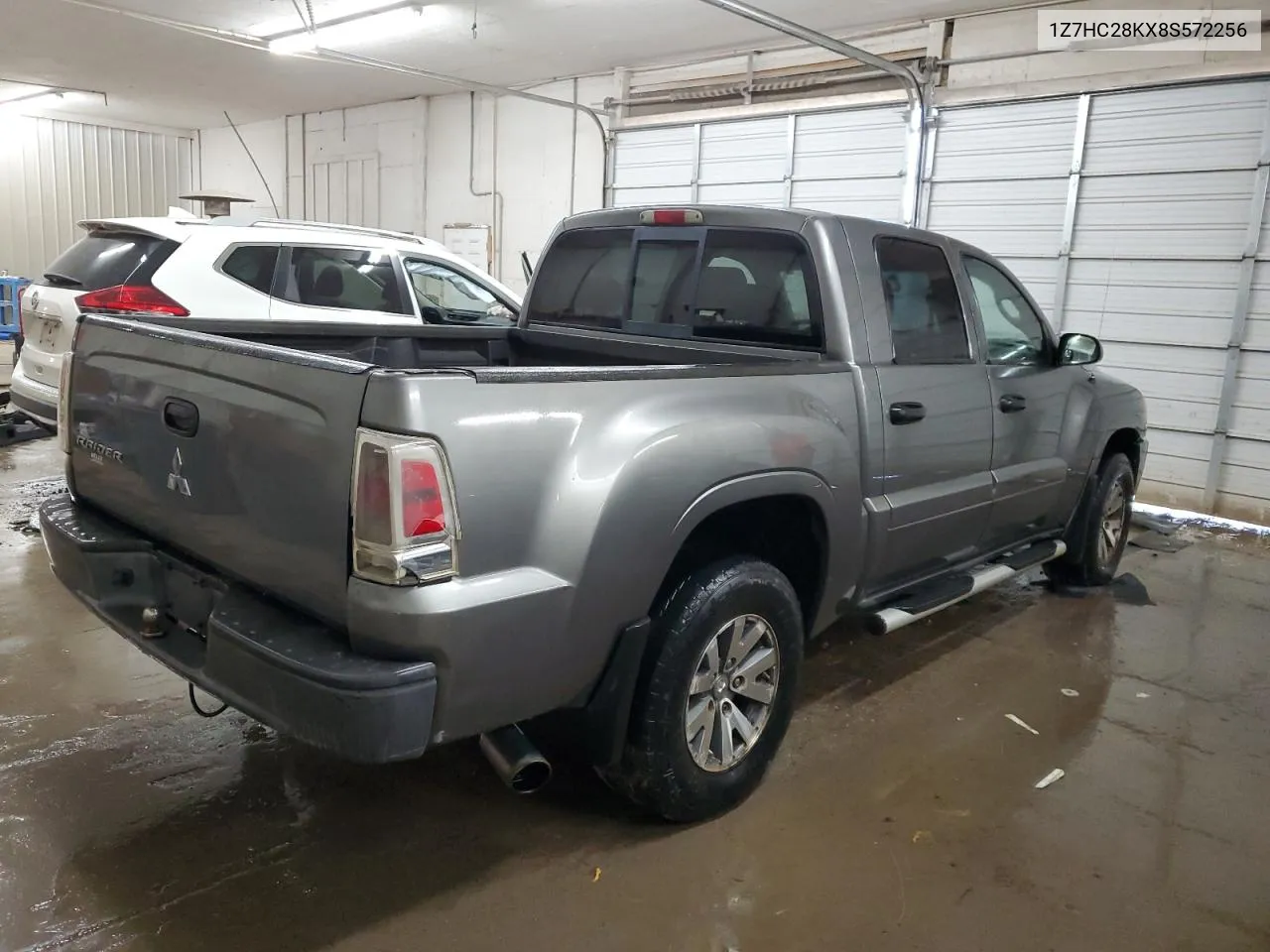 2008 Mitsubishi Raider Ls VIN: 1Z7HC28KX8S572256 Lot: 76278594