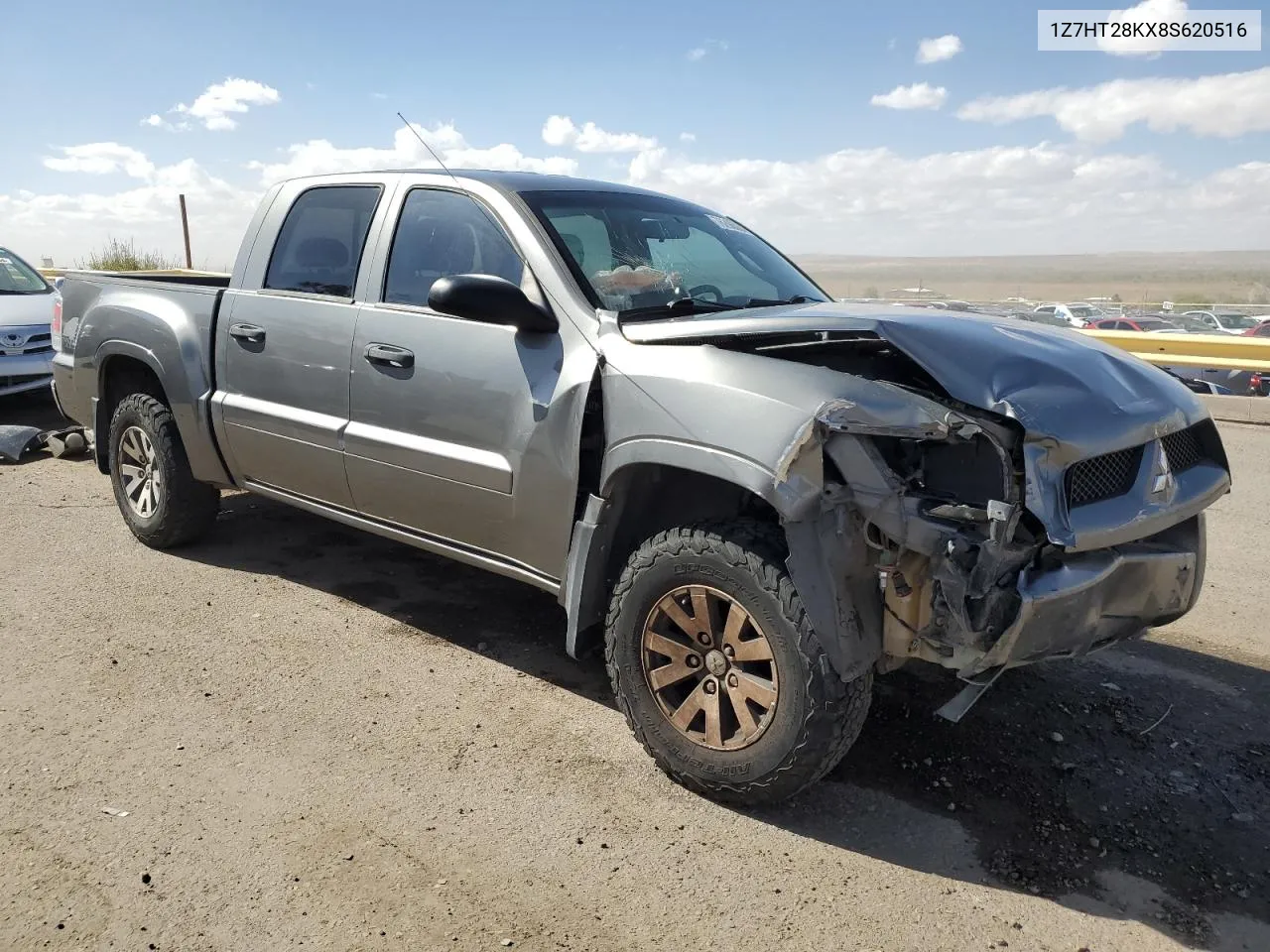 2008 Mitsubishi Raider Ls VIN: 1Z7HT28KX8S620516 Lot: 76298034