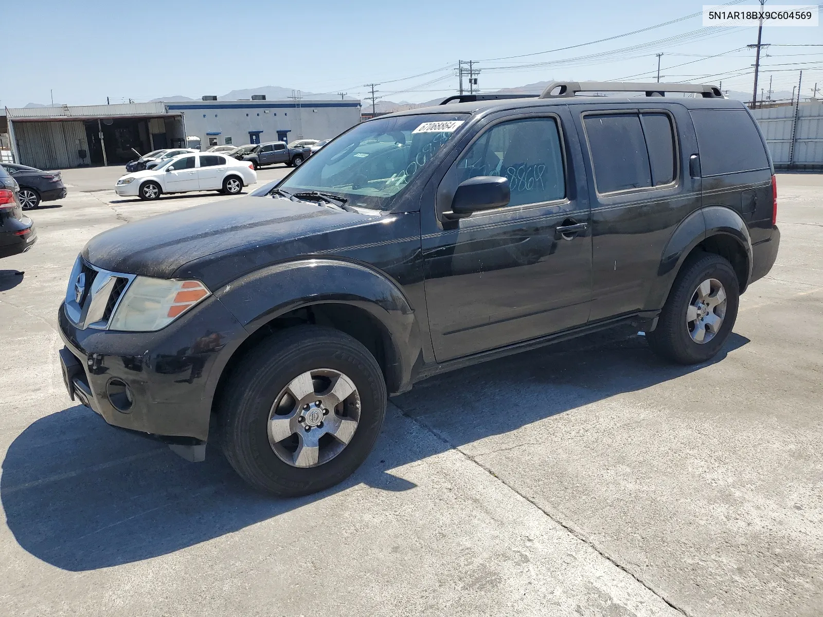 2009 Nissan Pathfinder S VIN: 5N1AR18BX9C604569 Lot: 67068864