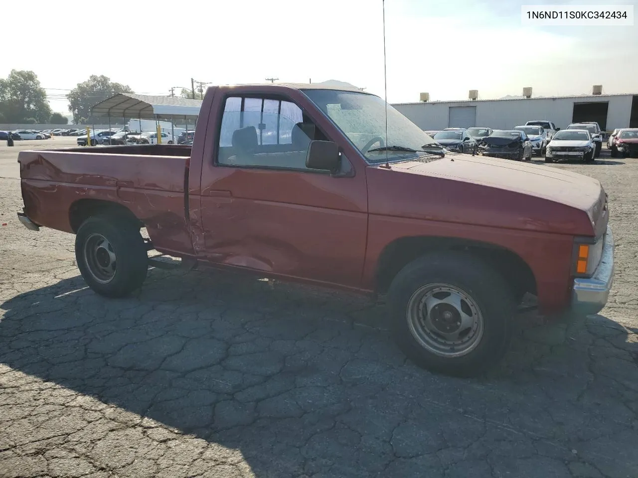 1989 Nissan D21 Short Bed VIN: 1N6ND11S0KC342434 Lot: 71089274