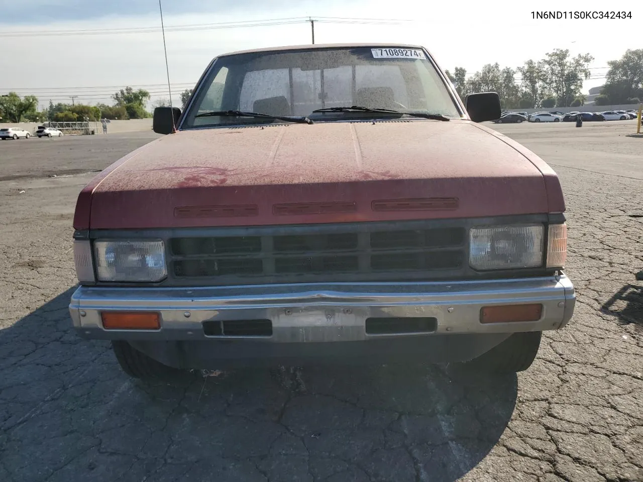 1989 Nissan D21 Short Bed VIN: 1N6ND11S0KC342434 Lot: 71089274