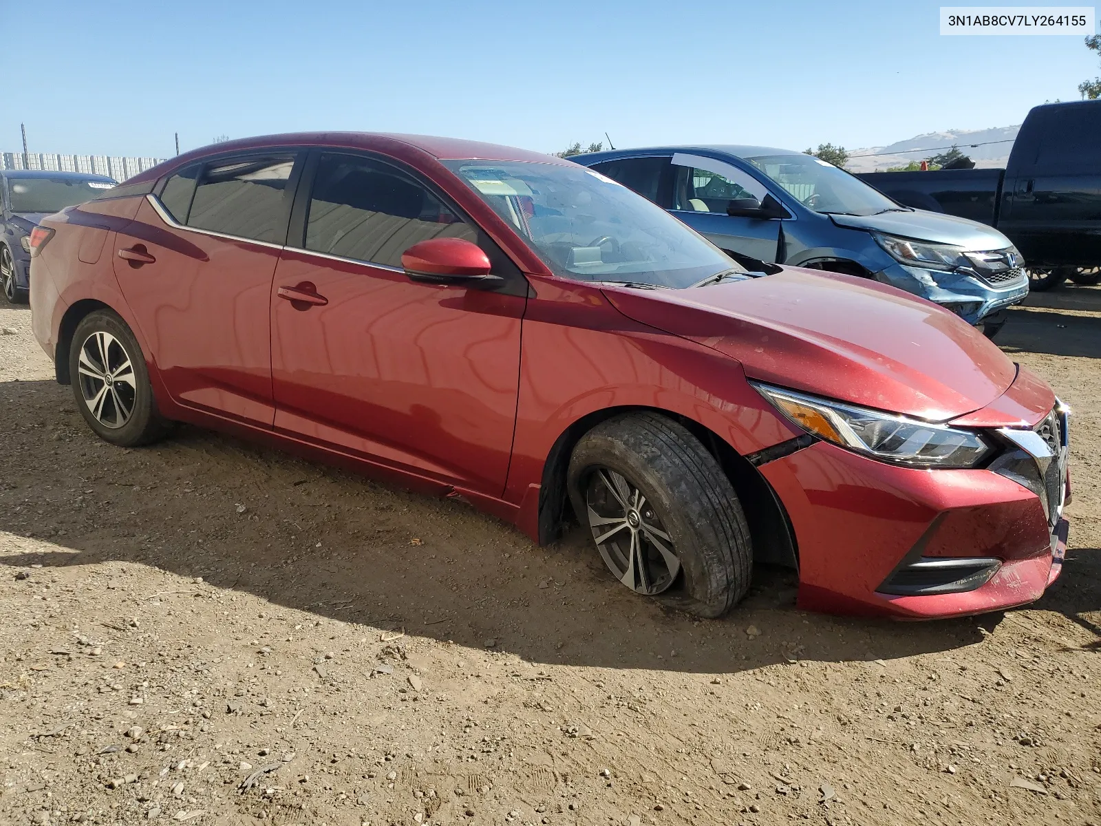 2020 Nissan Sentra Sv VIN: 3N1AB8CV7LY264155 Lot: 64707744