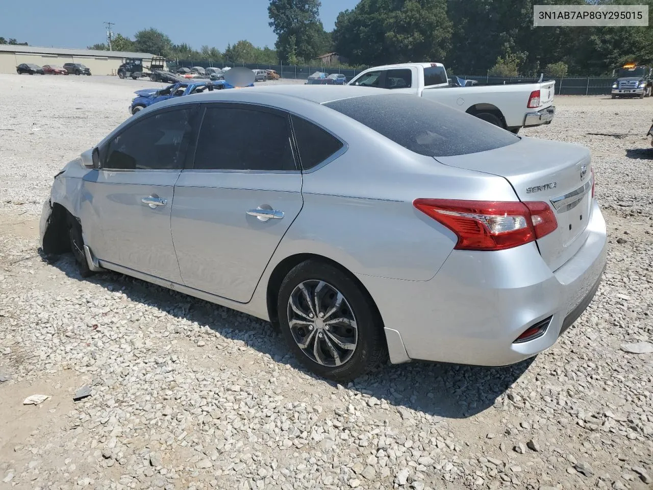 3N1AB7AP8GY295015 2016 Nissan Sentra S