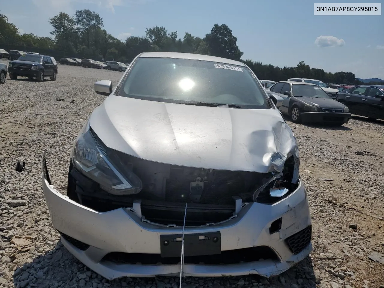 2016 Nissan Sentra S VIN: 3N1AB7AP8GY295015 Lot: 69830914