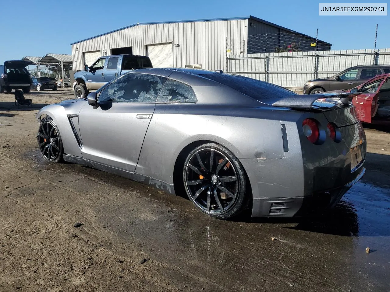 2016 Nissan Gt-R Premium VIN: JN1AR5EFXGM290743 Lot: 75346334