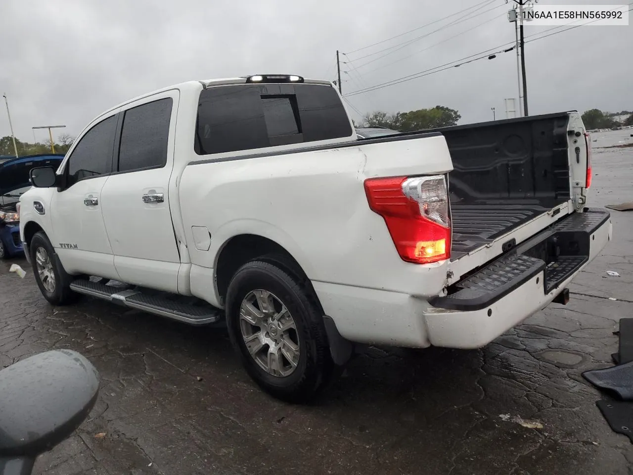 2017 Nissan Titan Sv VIN: 1N6AA1E58HN565992 Lot: 73429004