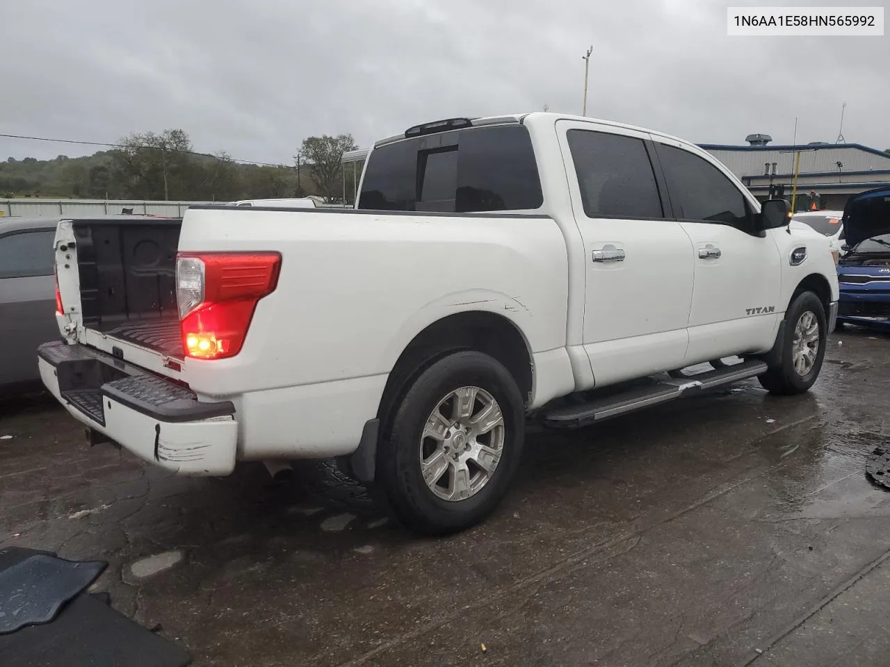 2017 Nissan Titan Sv VIN: 1N6AA1E58HN565992 Lot: 73429004