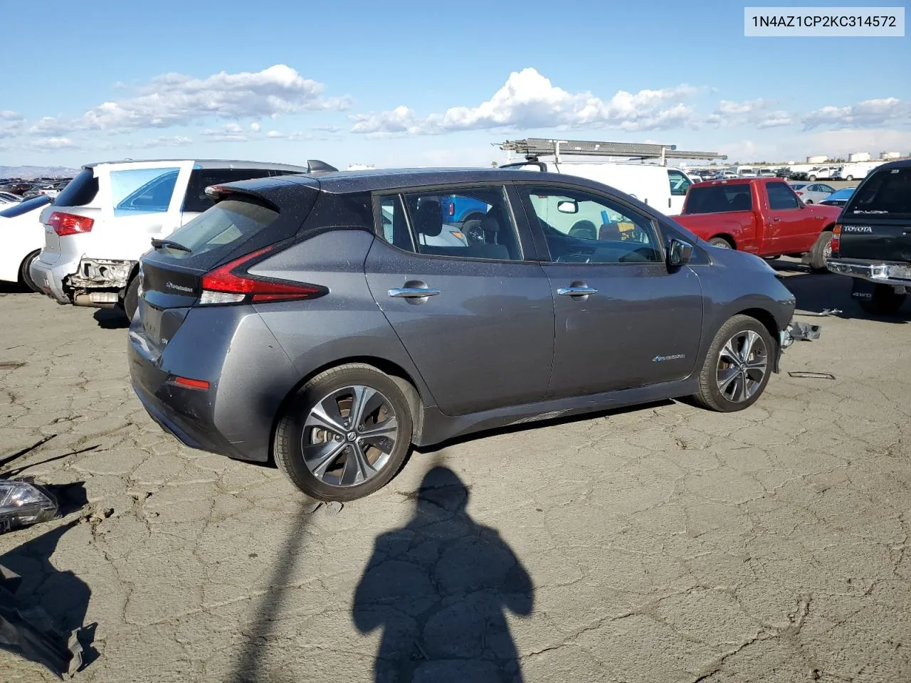 2019 Nissan Leaf S VIN: 1N4AZ1CP2KC314572 Lot: 80323984