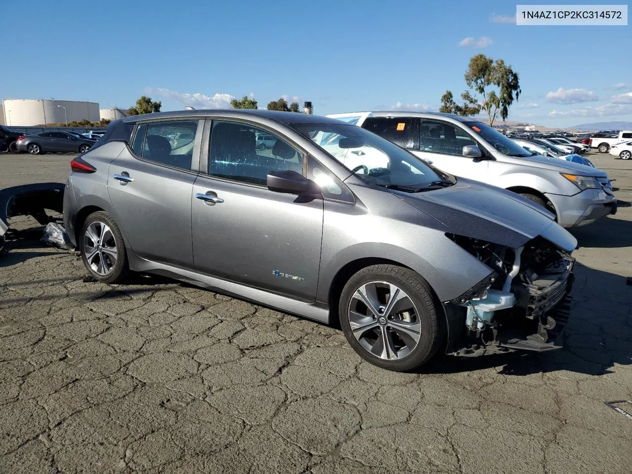 2019 Nissan Leaf S VIN: 1N4AZ1CP2KC314572 Lot: 80323984