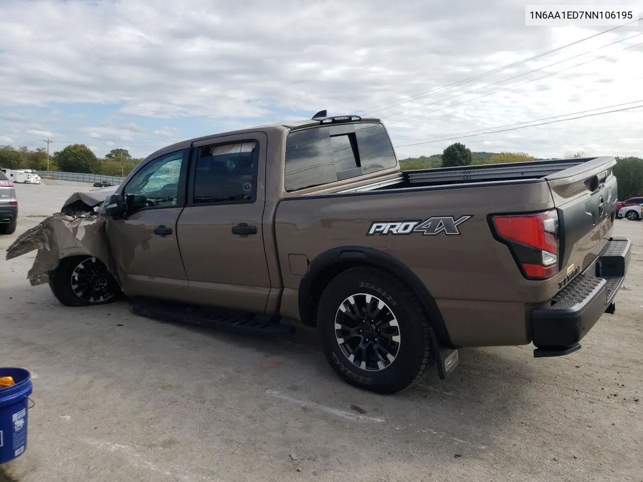 2022 Nissan Titan Sv VIN: 1N6AA1ED7NN106195 Lot: 71273034