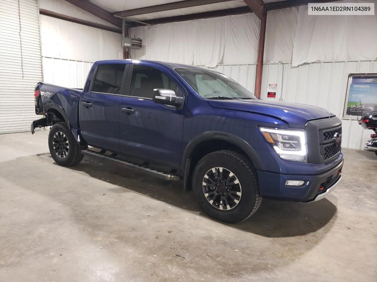 2024 Nissan Titan Pro-4X VIN: 1N6AA1ED2RN104389 Lot: 58490994