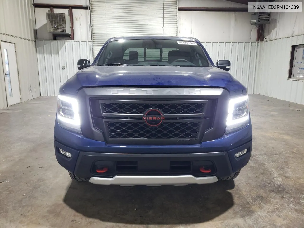 2024 Nissan Titan Pro-4X VIN: 1N6AA1ED2RN104389 Lot: 58490994