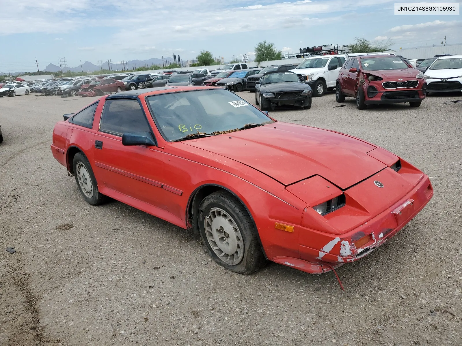 1986 Nissan 300Zx VIN: JN1CZ14S8GX105930 Lot: 66442964