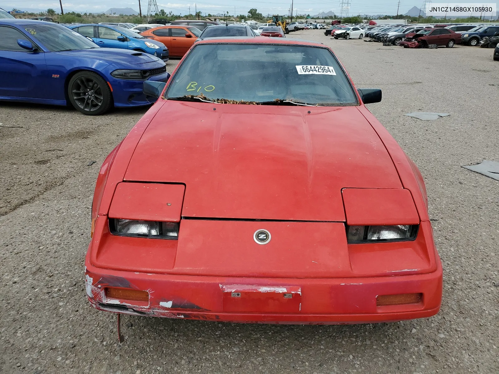 1986 Nissan 300Zx VIN: JN1CZ14S8GX105930 Lot: 66442964