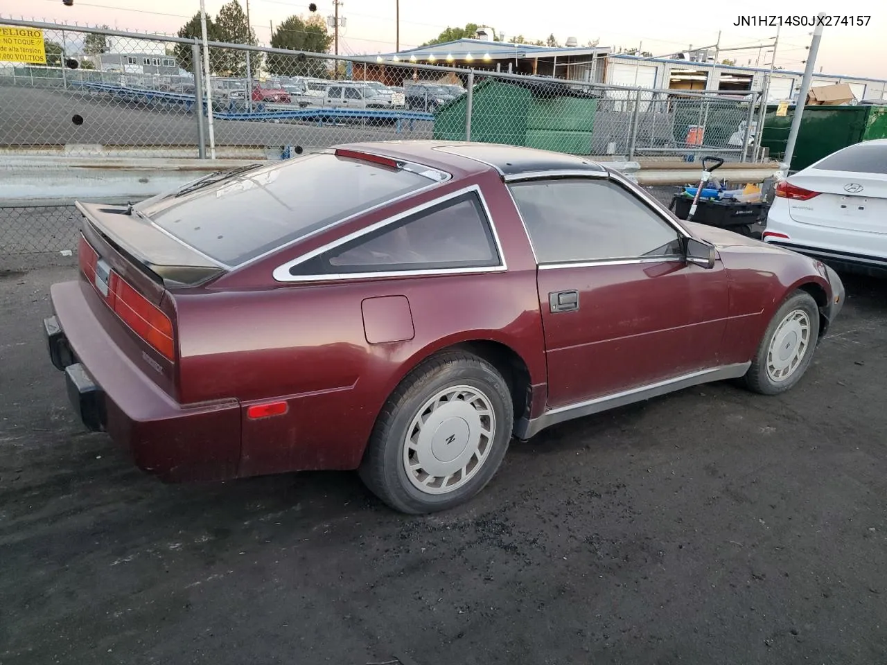 1988 Nissan 300Zx VIN: JN1HZ14S0JX274157 Lot: 75316364