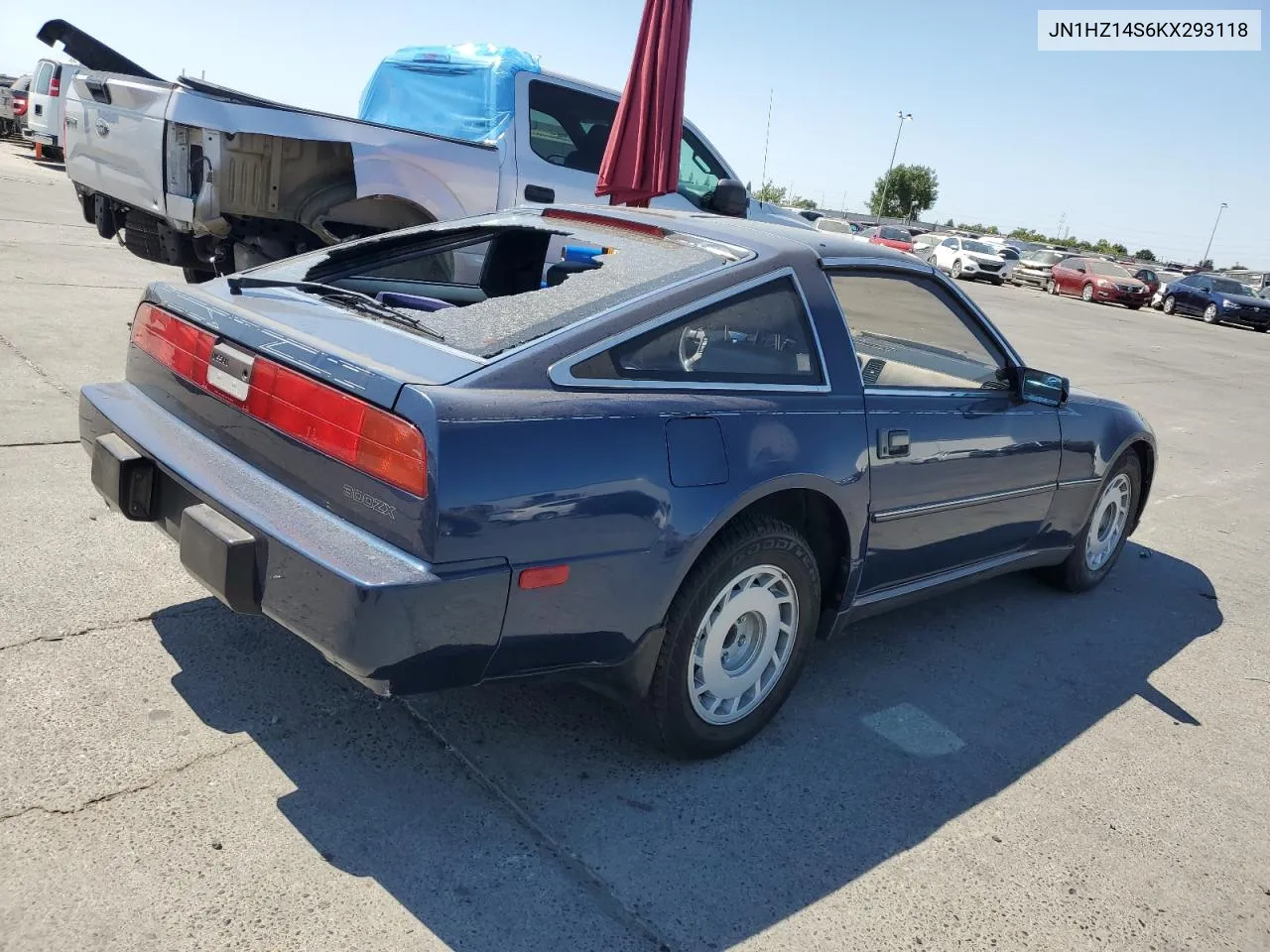 1989 Nissan 300Zx VIN: JN1HZ14S6KX293118 Lot: 61132474