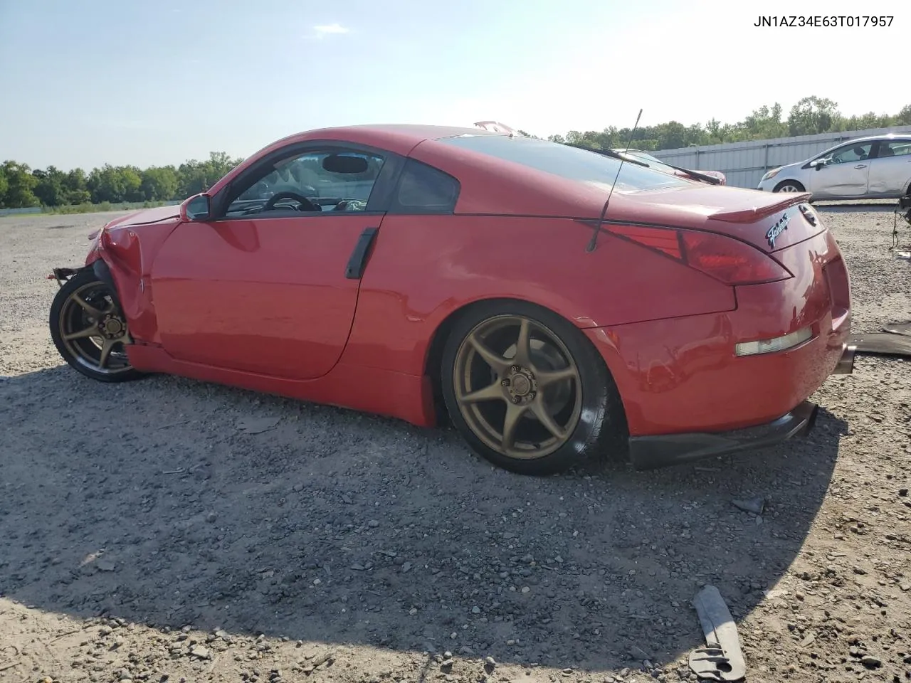 2003 Nissan 350Z Coupe VIN: JN1AZ34E63T017957 Lot: 67053774